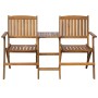 Banco de jardín plegable con mesita 140 cm madera maciza acacia de , Bancos de jardín - Ref: Foro24-42654, Precio: 129,24 €, ...