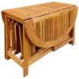 Set comedor de jardín plegable 5 piezas madera maciza de acacia de , Conjuntos de jardín - Ref: Foro24-45594, Precio: 276,73 ...