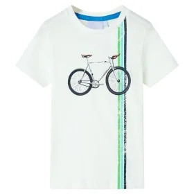 Camiseta de manga corta infantil color crudo 116 de , Camisetas para niños - Ref: Foro24-12146, Precio: 8,19 €, Descuento: %