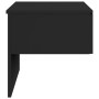 Mesitas de noche de pared 2 unidades negras de vidaXL, Mesitas de noche - Ref: Foro24-810938, Precio: 64,76 €, Descuento: %