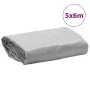 Lona gris 5x6 m 650 g/m² by , Waterproof tarpaulins - Ref: Foro24-156047, Price: 194,16 €, Discount: %
