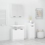 Set de muebles de baño 3 piezas madera contrachapada blanco de , Muebles de baño - Ref: Foro24-3115868, Precio: 181,45 €, Des...