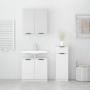 Set de muebles de baño 3 piezas madera contrachapada blanco de , Muebles de baño - Ref: Foro24-3115868, Precio: 181,45 €, Des...