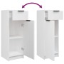 Set de muebles de baño 3 piezas madera contrachapada blanco de , Muebles de baño - Ref: Foro24-3115868, Precio: 181,45 €, Des...