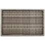 Mesa con bandeja plegable ratán sintético gris 65x40x75 cm de , Mesas de jardín - Ref: Foro24-365129, Precio: 42,17 €, Descue...