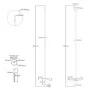 Anclajes de tierra 10 uds metal galvanizado 10x60 cm de vidaXL, Puntas para anclaje en el suelo - Ref: Foro24-145503, Precio:...