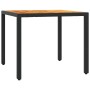 Set de muebles jardín 5 pzas con cojines ratán sintético negro de , Conjuntos de jardín - Ref: Foro24-3211867, Precio: 537,47...