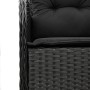 Set de muebles jardín 5 pzas con cojines ratán sintético negro de , Conjuntos de jardín - Ref: Foro24-3211850, Precio: 588,82...