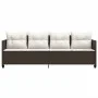 Liege mit braunen synthetischen Rattankissen von , Liegen - Ref: Foro24-368327, Preis: 212,23 €, Rabatt: %