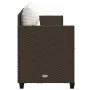 Liege mit braunen synthetischen Rattankissen von , Liegen - Ref: Foro24-368327, Preis: 212,23 €, Rabatt: %