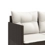 Tumbona con cojines ratán sintético marrón de , Tumbonas - Ref: Foro24-368327, Precio: 215,94 €, Descuento: %