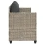 Tumbona con cojines ratán sintético gris claro de , Tumbonas - Ref: Foro24-368331, Precio: 213,08 €, Descuento: %