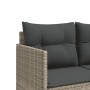 Tumbona con cojines ratán sintético gris claro de , Tumbonas - Ref: Foro24-368331, Precio: 216,81 €, Descuento: %