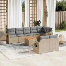 9-piece garden sofa set with beige synthetic rattan cushions by , Modular outdoor sofas - Ref: Foro24-3224652, Price: 590,17 ...