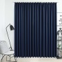 Cortina opaca con ganchos azul 290x245 cm de vidaXL, Cortinas y visillos - Ref: Foro24-134457, Precio: 38,99 €, Descuento: %