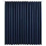 Cortina opaca con ganchos azul 290x245 cm de vidaXL, Cortinas y visillos - Ref: Foro24-134457, Precio: 32,62 €, Descuento: %