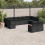 Set de sofás de jardín 12 piezas cojines ratán sintético negro de , Conjuntos de jardín - Ref: Foro24-3226440, Precio: 738,45...