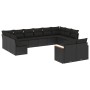 Set de sofás de jardín 12 piezas cojines ratán sintético negro de , Conjuntos de jardín - Ref: Foro24-3226440, Precio: 738,45...