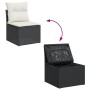 Set de sofás de jardín 6 piezas y cojines ratán sintético negro de , Conjuntos de jardín - Ref: Foro24-3255874, Precio: 336,2...