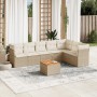 Juego de sofás de jardín con cojines beige 8 pzas ratán PE de , Conjuntos de jardín - Ref: Foro24-3256009, Precio: 553,15 €, ...