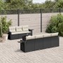 Set de sofás de jardín 8 piezas y cojines ratán sintético negro de , Conjuntos de jardín - Ref: Foro24-3219925, Precio: 484,6...