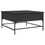 Couchtisch aus Holzwerkstoff und schwarzem Metall, 80 x 80 x 45 cm von , Couchtisch - Ref: Foro24-845401, Preis: 81,80 €, Rab...
