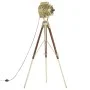 Lámpara de suelo con trípode madera maciza de mango 193 cm de vidaXL, Lámparas - Ref: Foro24-286204, Precio: 206,14 €, Descue...