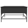 Couchtisch aus Holzwerkstoff und schwarzem Metall, 80 x 80 x 45 cm von , Couchtisch - Ref: Foro24-845401, Preis: 81,80 €, Rab...