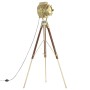 Lámpara de suelo con trípode madera maciza de mango 193 cm de vidaXL, Lámparas - Ref: Foro24-286204, Precio: 209,26 €, Descue...