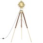 Lámpara de suelo con trípode madera maciza de mango 193 cm de vidaXL, Lámparas - Ref: Foro24-286204, Precio: 209,26 €, Descue...