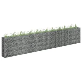 Arriate de gaviones de acero galvanizado 450x30x90 cm de vidaXL, Maceteros y jardineras - Ref: Foro24-145647, Precio: 198,61 ...