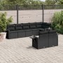 Set de sofás de jardín 8 piezas y cojines ratán sintético negro de , Conjuntos de jardín - Ref: Foro24-3220414, Precio: 553,7...