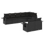Set de sofás de jardín 8 piezas y cojines ratán sintético negro de , Conjuntos de jardín - Ref: Foro24-3220414, Precio: 553,7...