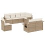 Juego de sofás de jardín con cojines beige 8 pzas ratán PE de , Conjuntos de jardín - Ref: Foro24-3220437, Precio: 564,56 €, ...