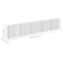 Arriate de gaviones de acero galvanizado 450x30x90 cm de vidaXL, Maceteros y jardineras - Ref: Foro24-145647, Precio: 173,51 ...