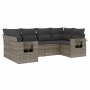 Set de muebles de jardín 6 pzas y cojines ratán sintético gris de , Conjuntos de jardín - Ref: Foro24-3220579, Precio: 387,16...