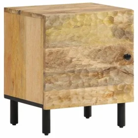 Mesita de noche de madera maciza de mango 40x33x46 cm de , Mesitas de noche - Ref: Foro24-356887, Precio: 42,83 €, Descuento: %