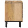Mesita de noche de madera maciza de mango 40x33x46 cm de , Mesitas de noche - Ref: Foro24-356887, Precio: 43,26 €, Descuento: %