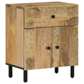 Mesita de noche madera maciza de mango 50x33x60 cm de , Mesitas de noche - Ref: Foro24-356902, Precio: 72,95 €, Descuento: %
