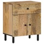 Mesita de noche madera maciza de mango 50x33x60 cm de , Mesitas de noche - Ref: Foro24-356902, Precio: 84,77 €, Descuento: %