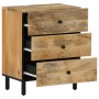 Mesita de noche madera maciza de mango 50x33x60 cm de , Mesitas de noche - Ref: Foro24-356900, Precio: 144,39 €, Descuento: %