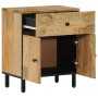 Mesita de noche madera maciza de mango 50x33x60 cm de , Mesitas de noche - Ref: Foro24-356902, Precio: 84,77 €, Descuento: %