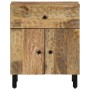 Mesita de noche madera maciza de mango 50x33x60 cm de , Mesitas de noche - Ref: Foro24-356902, Precio: 84,77 €, Descuento: %