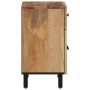 Mesita de noche madera maciza de mango 50x33x60 cm de , Mesitas de noche - Ref: Foro24-356902, Precio: 84,77 €, Descuento: %