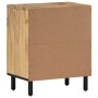 Mesita de noche madera maciza de mango 50x33x60 cm de , Mesitas de noche - Ref: Foro24-356902, Precio: 84,77 €, Descuento: %