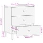 Mesita de noche madera maciza de mango 50x33x60 cm de , Mesitas de noche - Ref: Foro24-356900, Precio: 144,39 €, Descuento: %