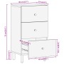Armario auxiliar madera maciza de mango 40x33x75 cm de , Aparadores - Ref: Foro24-356914, Precio: 152,33 €, Descuento: %