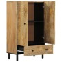 Aparador alto madera maciza de mango 60x33x100 cm de , Aparadores - Ref: Foro24-356921, Precio: 204,13 €, Descuento: %