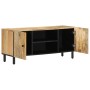 Mueble de TV madera maciza de mango 105x33x46 cm de , Muebles TV - Ref: Foro24-356891, Precio: 98,47 €, Descuento: %