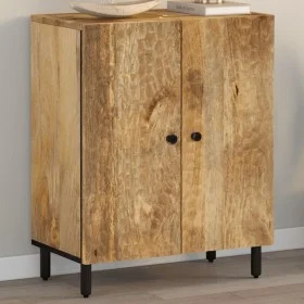 Solid mango wood auxiliary cabinet 60x33x75 cm by , Sideboards - Ref: Foro24-356893, Price: 128,95 €, Discount: %